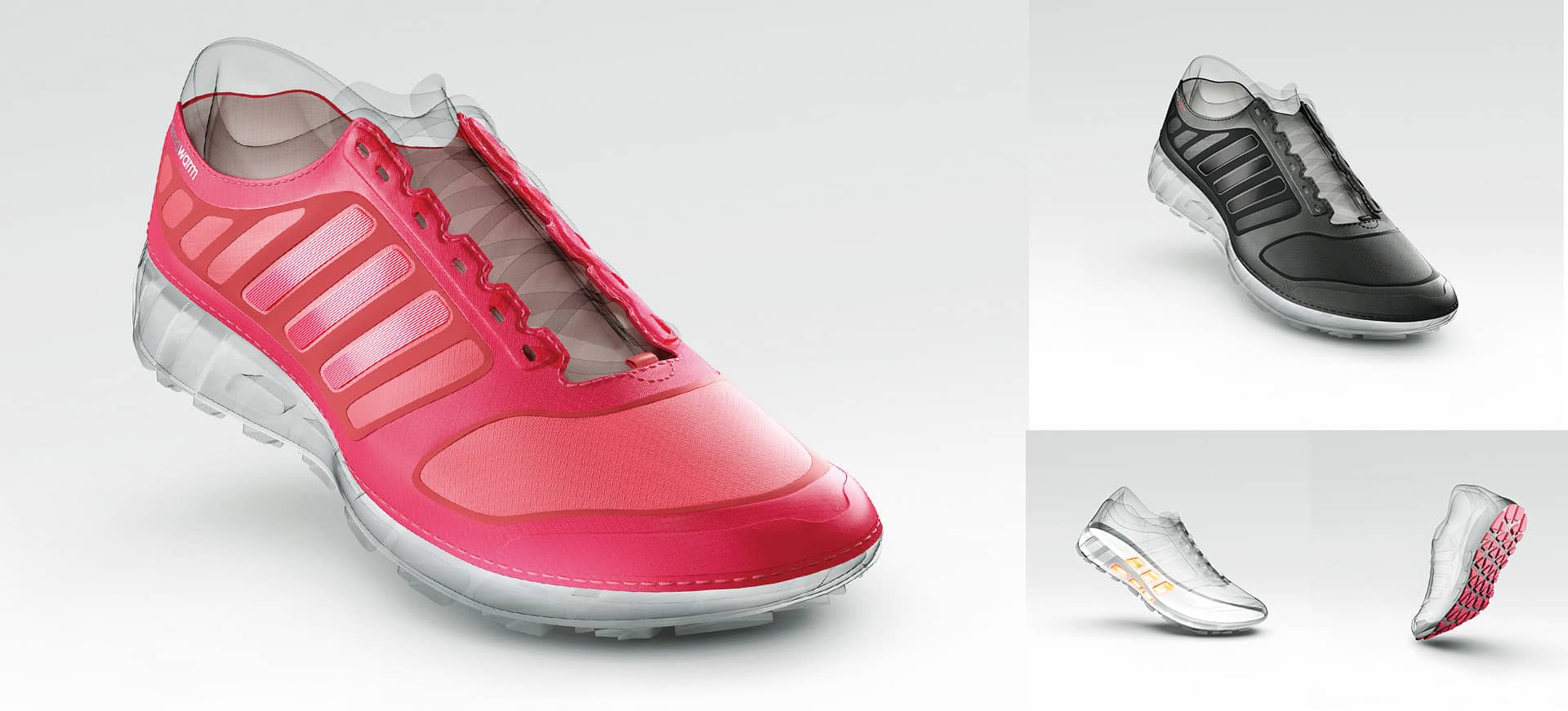 3D Rendering und Visualisierung Schuhe