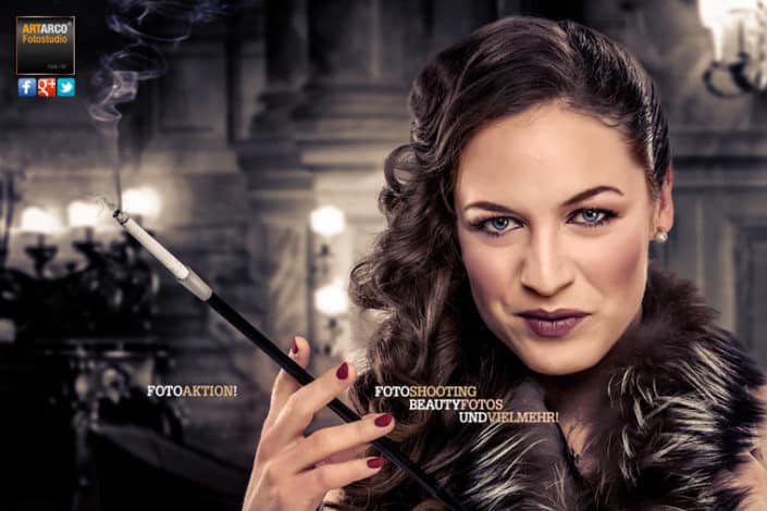 Beauty- und Porträtfotograife inklusive Maku-Up und Haarstyling