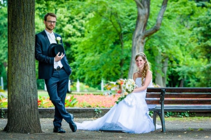 Inoffizielle Hochzeit-Schnappschüsse von einer Hochzeit in Fürth