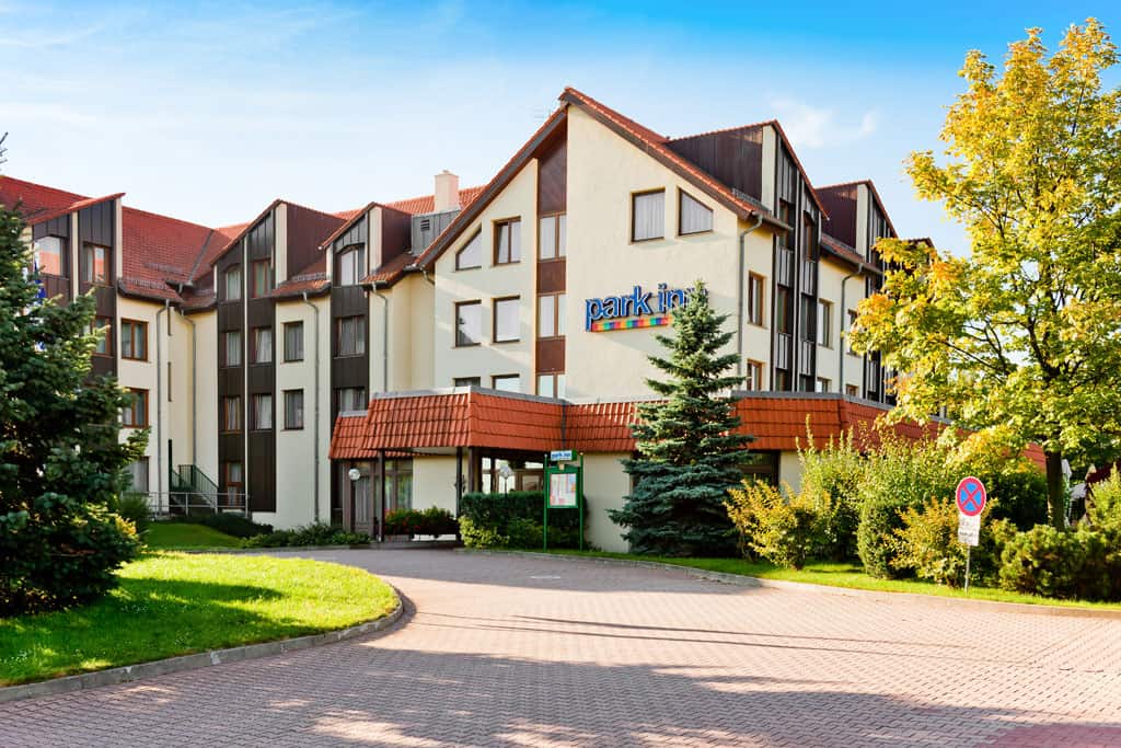 Außenansicht eines Hotel- oder Wohngebäudes als Architekturfotografie